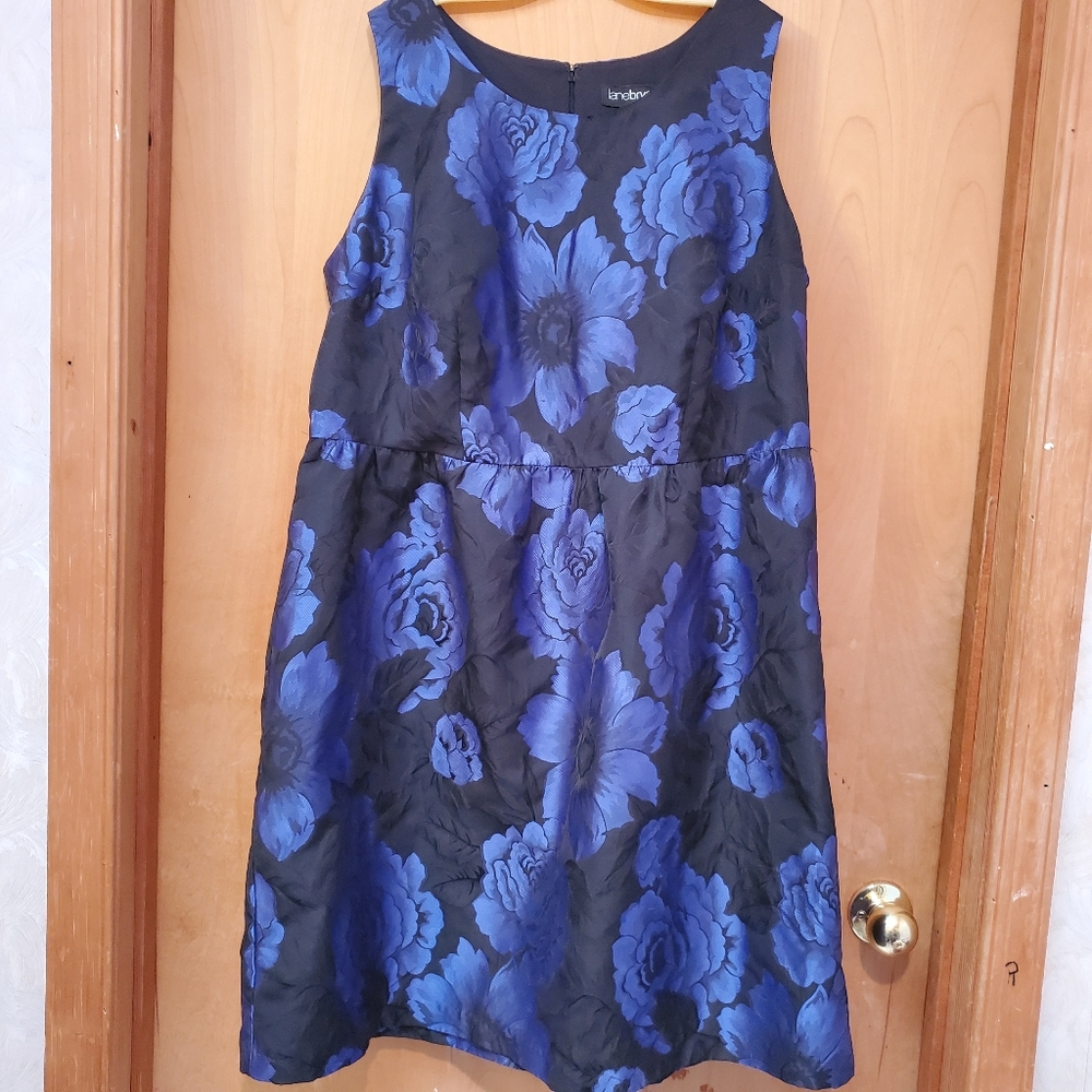 Lane Bryant Blue Rose Dress